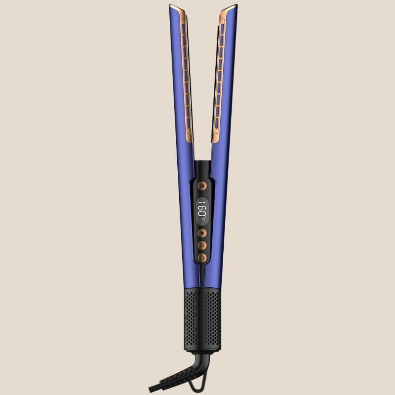 Navy 2in1 Hair Dryer Straightener